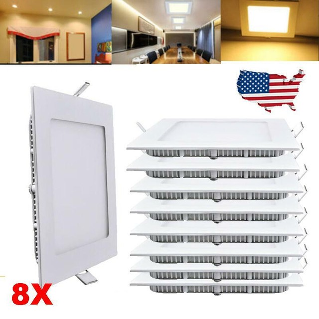 12" x 12" x 5" Square Plastic Light Fixture Refractor Lens Cover ID 11.