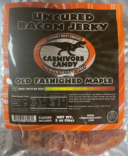 Bacon Jerky 2oz Carnivore Candy, Choose your FLAVOR - Picture 9 of 13