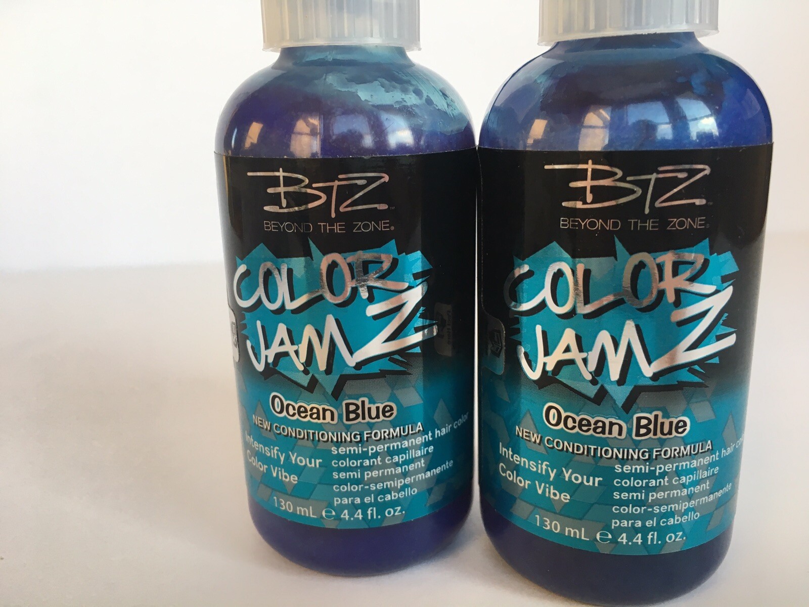 2 BTZ Color Jamz SemiPermanent Conditioning Hair Color Dye OCEAN BLUE