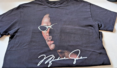 OAKLEY Michael Jordan Eye Jacket 1.0 Black Tee Shirt Heavyweight