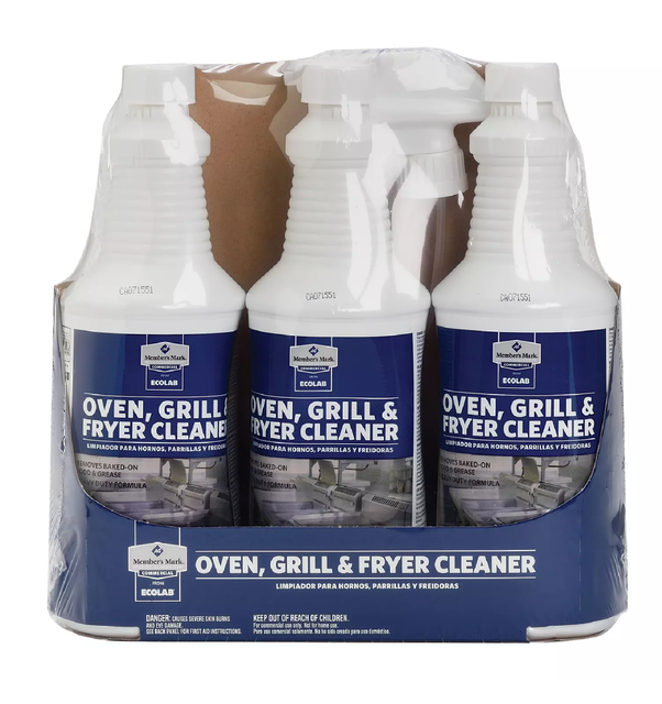 Member's Mark Commercial Oven Grill and Fryer Cleaner 32 Oz 3 PK for