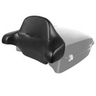 Hogworkz Unpainted Chopped Tour Pack Full Backrest Chrome Hardware for Harley...