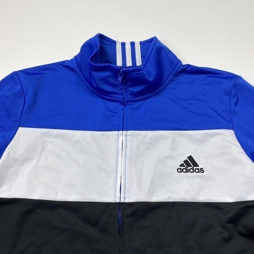 218. Boy’s/Kid’s Adidas Full Zip Track Jacket Size Large - Picture 2 of 7
