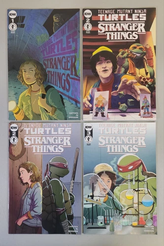 Teenage Mutant Ninja Turtles Stranger Things #1 2 3 Cover C & 2 D IDW 2023