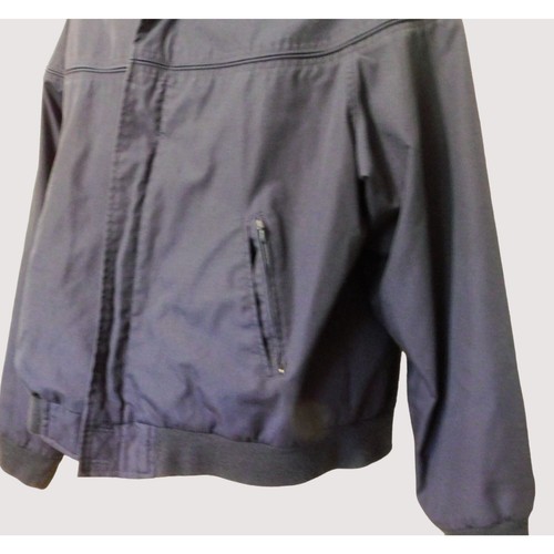 Vintage Towncraft Jacket XL Navy Blue Lined LS Pockets Ribbed Hem Cotton Blend - Picture 6 of 11