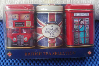 SCHÖNE English Teas, BritishTea Selection Mini Triple Geschenkset 70g