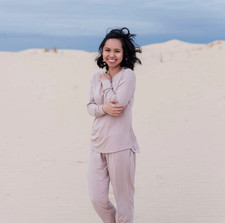 Kyte Baby Women's Bamboo Jogger Set Sunset - Size Large