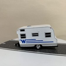 Greenlight Hitched Homes 1964 Winnebago 216 Travel Trailer Camper White/Blue NM