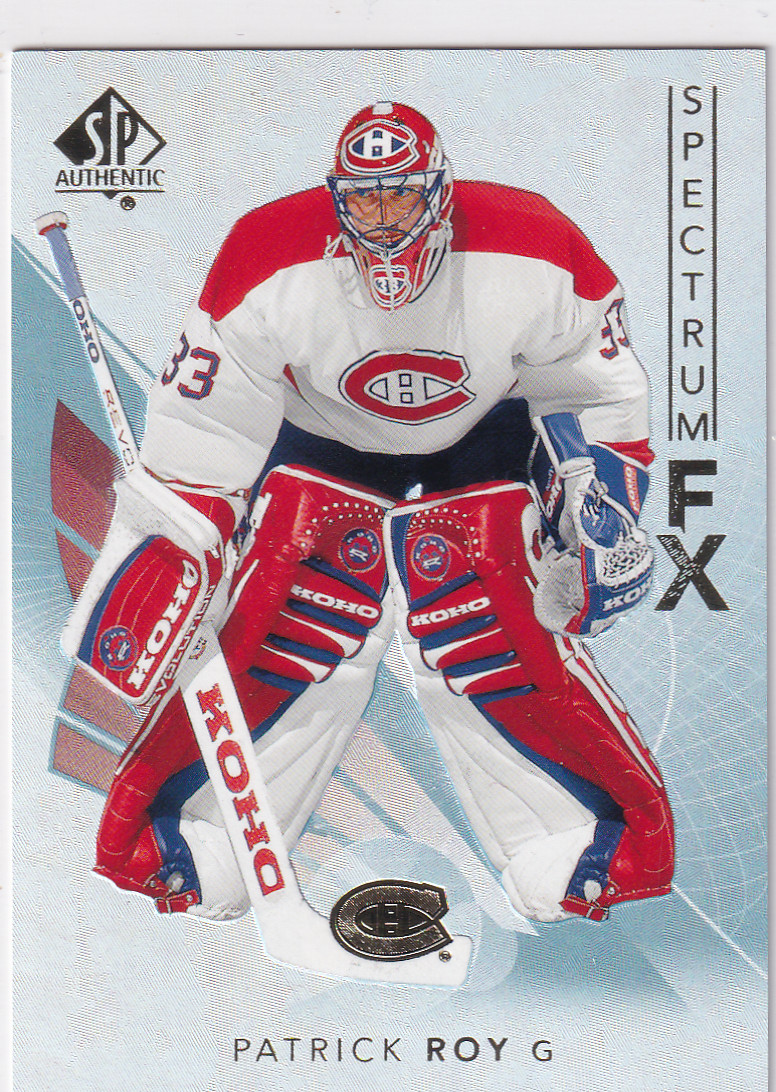 2017-18 SP Authentic Spectrum FX Veterans Bounty Patrick Roy #S-38