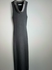Stella McCartney x H&M large Chain Detail Ribbed Dress M In Hands