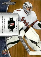 2023-24 UPPER DECK ENGRAINED OAK ROOKIE PYOTR KOCHETKOV RC CAROLINA HURRICANES