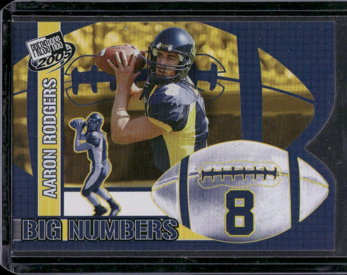 2005 Press Pass #BN 25 Aaron Rodgers Big Numbers