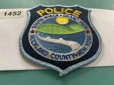 SOUTH NYACK  GRAND VIEW  NEW YORK  POLICE FABRIC PATCH