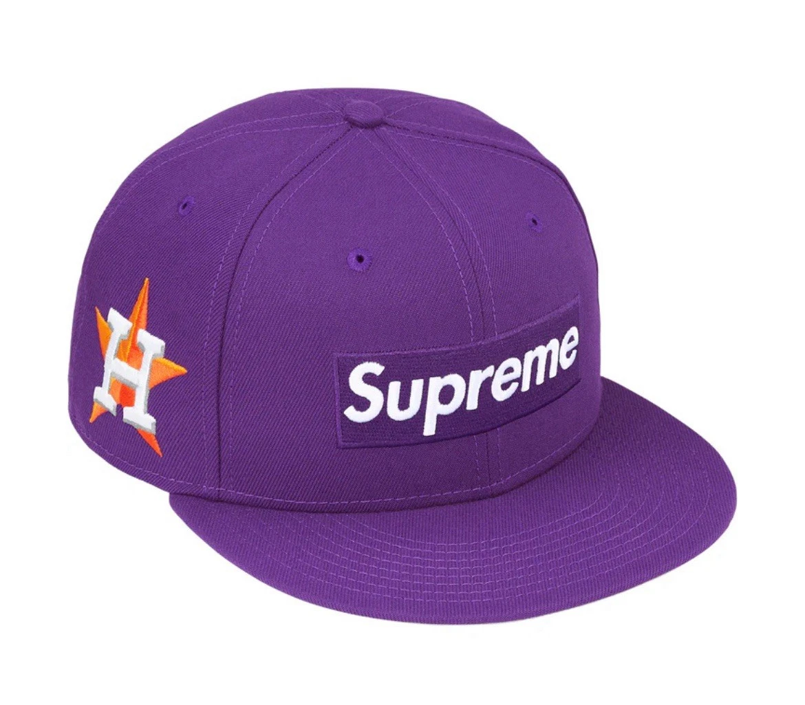 Supreme 男紫色棒球帽| eBay
