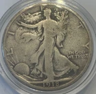 1918 S Walking Liberty Half Dollar RARE San Fran DATE  Grandpa’s Coin Collection