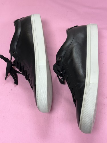 Good Man - Legend London-Men.s Black Leather Sneakers Shoes- EUR Size- 12.Ital - Picture 10 of 16