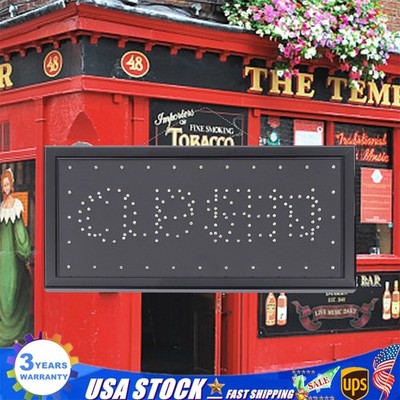Open/Closed LED Sign Light Store Shop Business Sign Display Shop Bar Neon Lamp