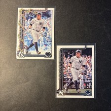 (2) 2025 Topps Rookie Ben Rice Yankees: Series One & Holiday