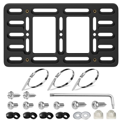 #ad Front License Plate Bracket Holder for Audi 2000 2025 A3 A4 A5 A6 A7 A8 Black $11.94