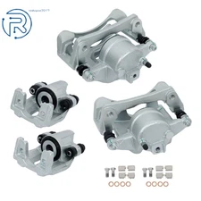 For Jeep Liberty 2.4L 2.8L 3.7L 2003 2004-2007 Front & Rear Brake Calipers Set