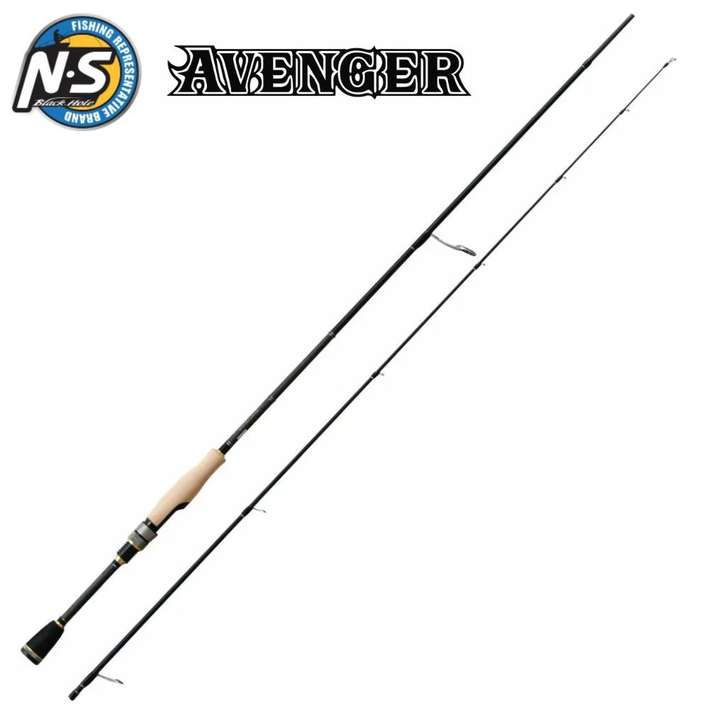NS BLACK HOLE Bass Fishing Spinning Rod AVENGER BAS-662ML