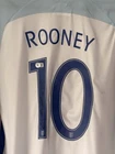 Wayne Rooney Signed Autographed England National Team Soccer Jersey Beckett COA