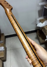 22fret 5A satin Rosewood Roasted Maple Electric guitar neck DIY replacement