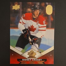 Upper Deck Tim Hortons Team Canada Sidney Crosby #1 Canada IIHF Hockey Card