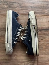 Converse All Star Low Top Navy White Vintage 90s, Made in USA, Size 6
