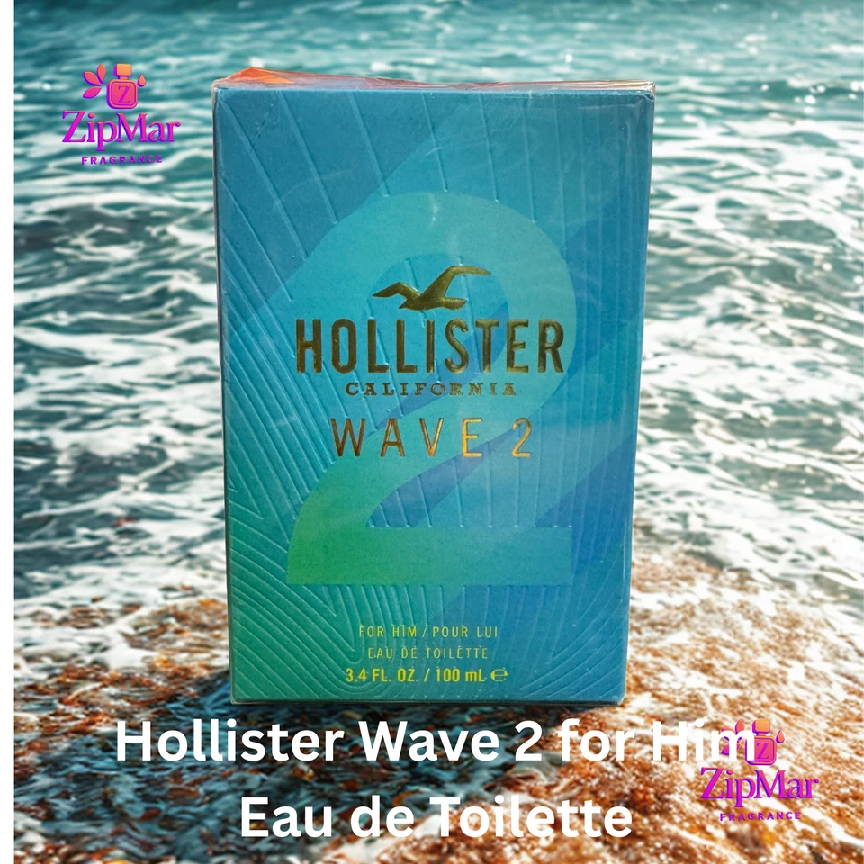 Hollister California волна 2 для него туалетная вода 3,4 унц классический аромат новый - Изображение 2 из 4