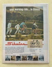 Schwinn Bicycle Co. Vintage Print Ad  Your Morning Ride   To Fitness  