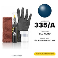 Lackstift Für Alfa Romeo 155 335/A Blu Nord Komplett Profi Auto Lack Reparatur
