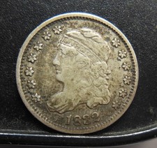DEMI DIME 1832, BELLE PIÈCE DE MONNAIE.