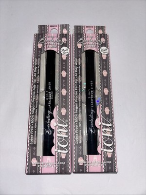 Ioni 2 -in -1 Everlasting LashGlue Liner #686610 Black Lash Glue Liner 100%Vegan