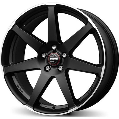 Alufelgen MOMO WHEELS SEVEN 19'' 8.5J 5x114.3 ET 40 72.3 NERO OPACO DIAMANTATO