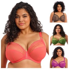 Image of Elomi Matilda Bra Plunge Underwired Supportive Womens Bras Lingerie 8900