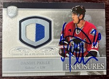 2006 Upper Deck Daniel Paille Be A Player Portraits First Exposures #FE-DP Auto
