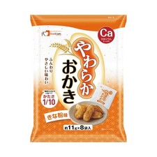 Soft Okaki Rice Crackers, Kinako Flavor (11g x 8)