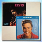 Elvis Presley 2x LP Lot, For LP Fans Only Good Times Vinyl Record Album 12”