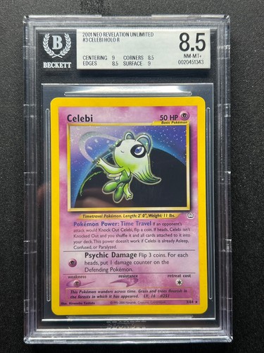 Celebi (Unlimited) graded BGS 8.5 for sale on eBay