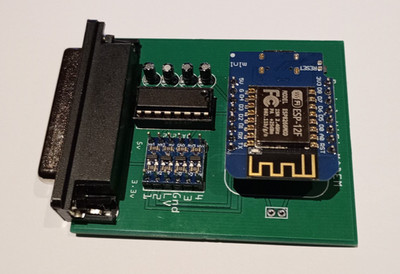 RS232 Serial to WiFi Modem OldNet Firmware. For Atari ST and Amiga. 25F. Built