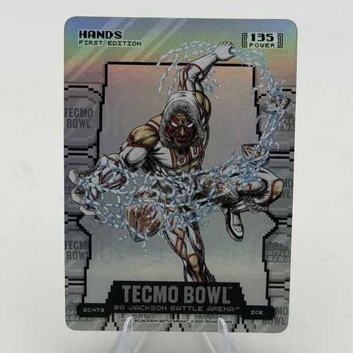 2026 Bo Jackson Battle Arena Tecmo Hands Jerry Rice Silver Coin Flip Ice 135 PWR