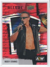 2022 Upper Deck Allure AEW Red Rainbow Ricky Starks #59