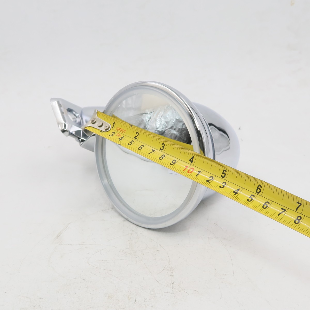 4" BULLET STYLE COMPATIBLE PAIR CHROME DOOR MIRROR NEW LAMBORGHINI URRACO P250