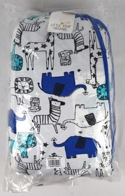 Little Star - 100% Organic Cotton 3 Piece Crib Set | Safari Animals