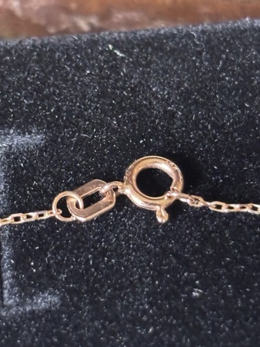 Aurate 14k Rose Gold Mini Diamond Bezel Necklace 18 IN - 第 10/10 張圖片