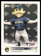 2022 Topps Opening Day Bernie Brewer #M-12 Mascots Milwaukee Brewers NM-MT