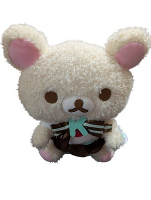 Rilakkuma San-X Choco Mint Plush Bear 12'' With Bowtie NWT Kawaii Japan