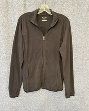 Tek Gear Dry Tek Women's Size L Black Long Sleeve full zipper, four pockets