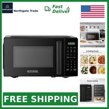 BLACK+DECKER Countertop Microwave Oven 0.7 Cu.Ft,700W,Child Safety, Black | 6...